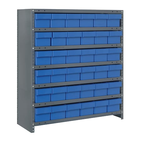 Quantum Storage Systems Euro Drawer Shelving Closed Unit CL1839-602BL